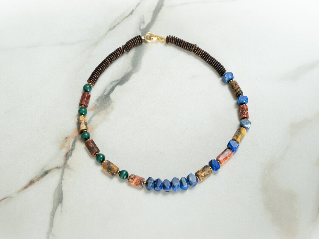 Mixed Lapis Strand Necklace product view