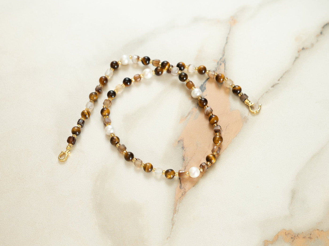Smoky Quartz Loop Necklace product view