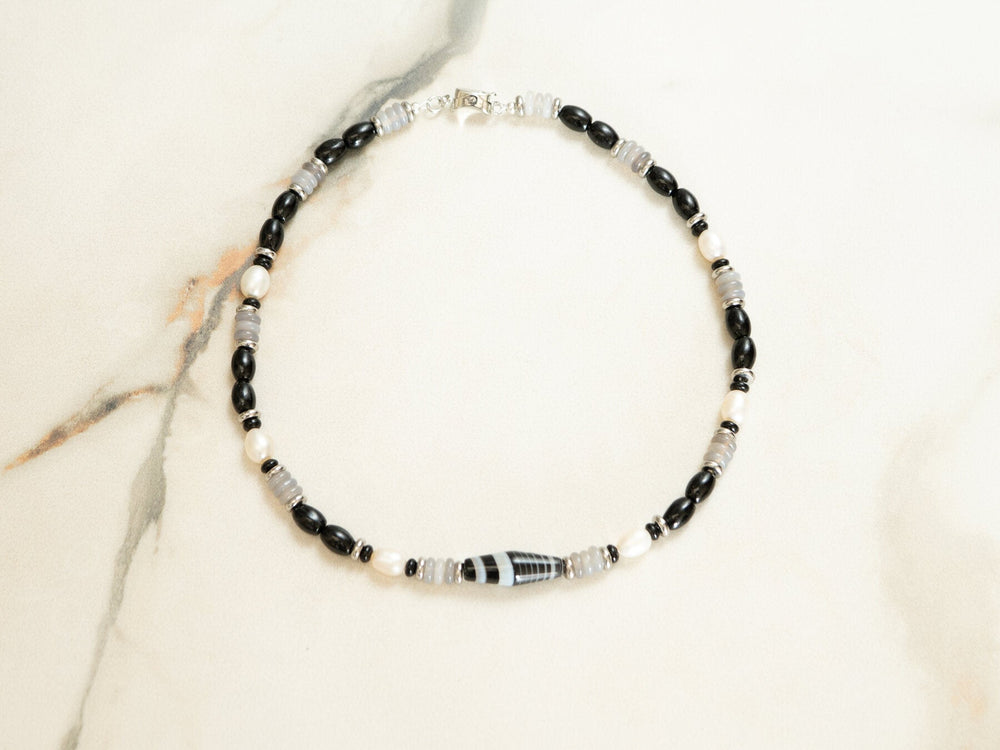 Labradorite Halo Necklace