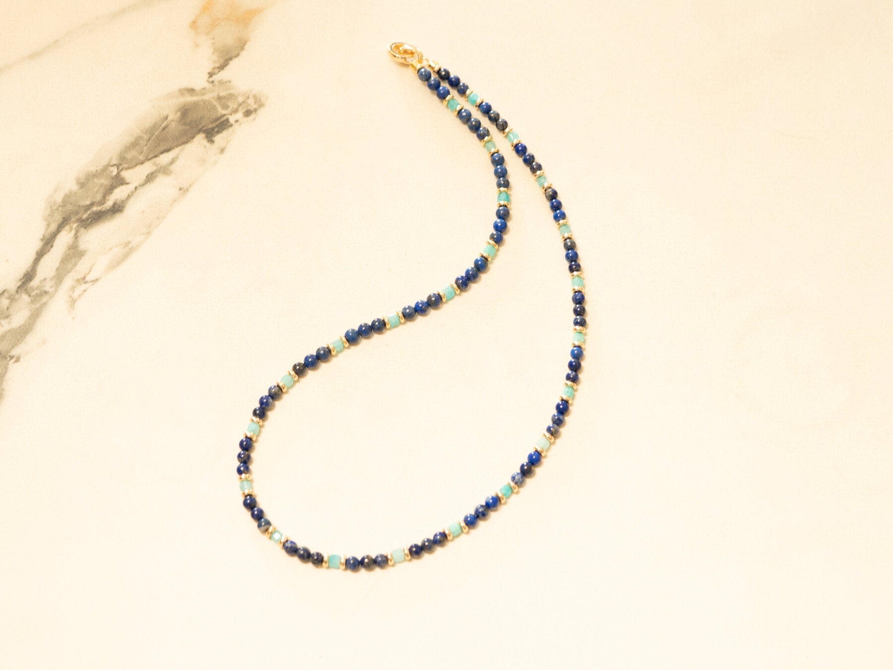 Lapis Longline Necklace product view