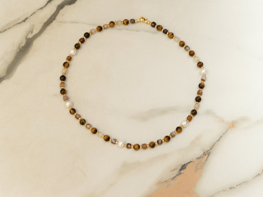 Tiger Eye Round Necklace stone detail image 3 3 prod17.jpg